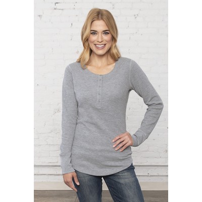 ATC™ ESACTIVE® Vintage Thermal Long Sleeve Ladies' Henley